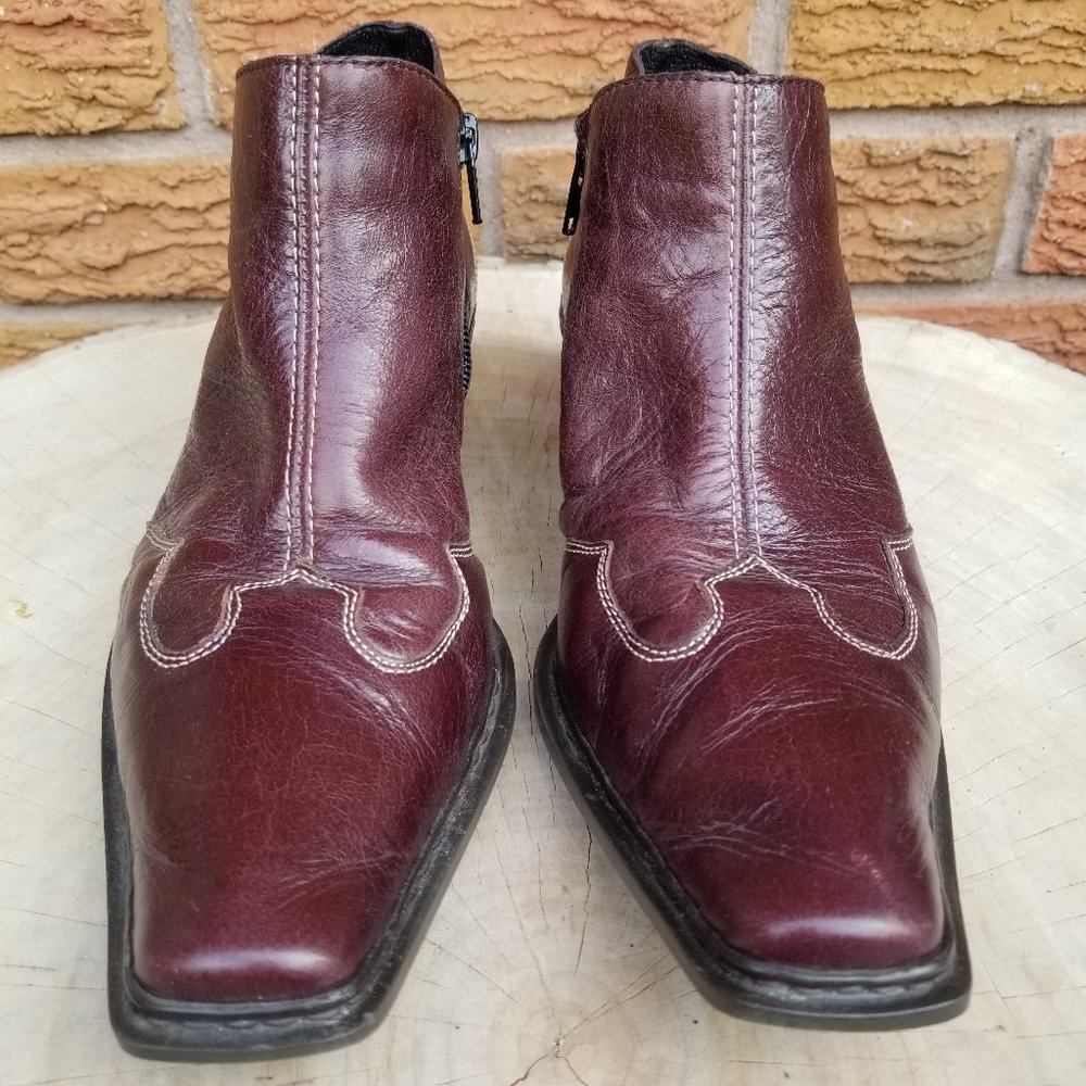 Rieker Western Ankle Booties Size 8